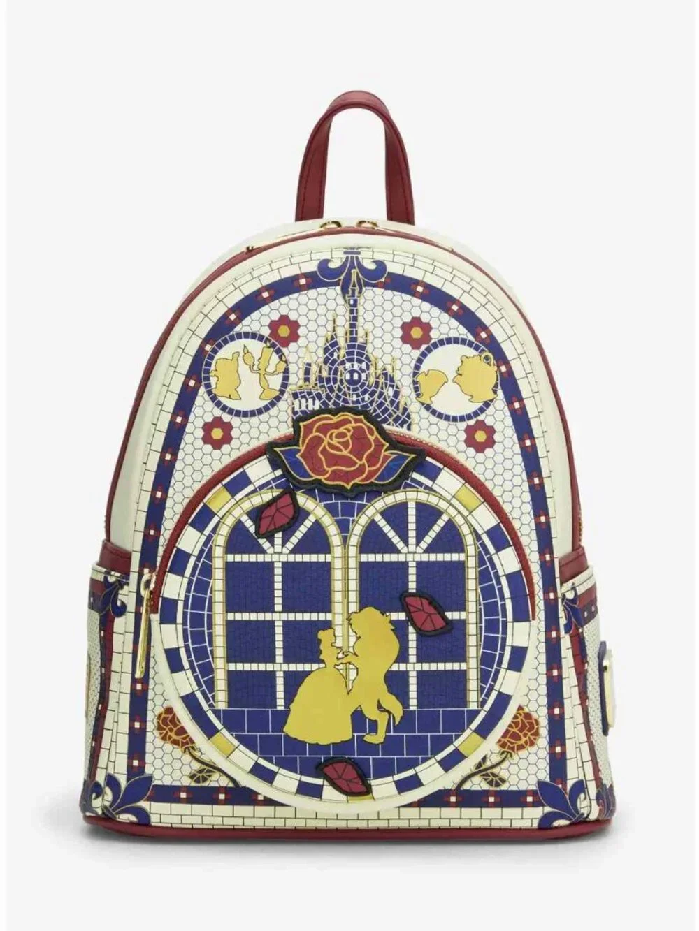 Loungefly Beauty & Beast Mosaic Mini Backpack BoxLunch Exclusive NWT Price: $10